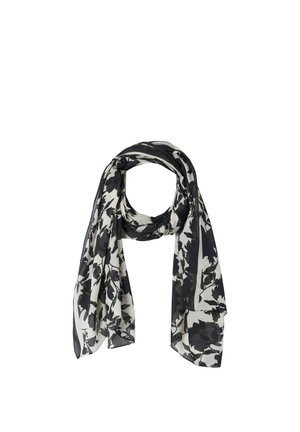 Damart FOULARD IMPRIMÉ VÉGÉTAL CONTRASTÉ   - Schal - black foliage