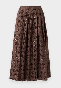 TEMPRA - A-line skirt - cioccolato