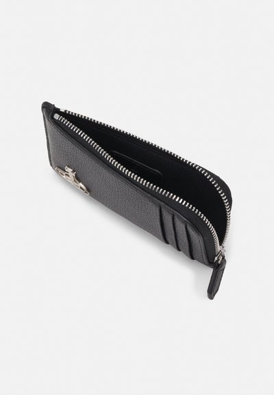 Vivienne Westwood ZIP CARD HOLDER UNISEX - Plånbok - black