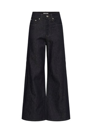 Gestuz, ABINA WIDE  - Дънки с широк крачол - dark blue unwashed
