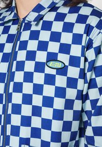 Endless Nights WORKER JACKET CHECKERBOARD UNISEX - Casaco de verão - blue
