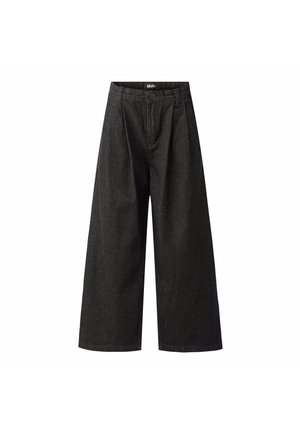 Molo AEISHA PLEATS - Jeans a sigaretta - washed black
