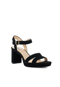 Dune London Sandalen met plateauzool - black