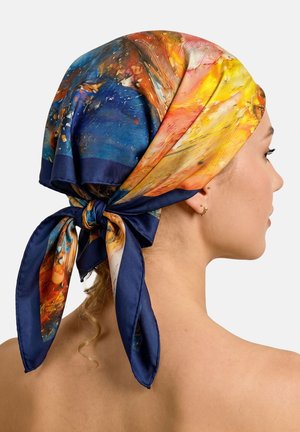 Vivisence, S65-009 - Écharpe - blue orange
