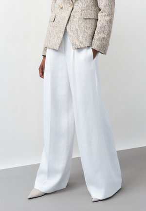 BOSS TIANA11 - Stoffhose - white