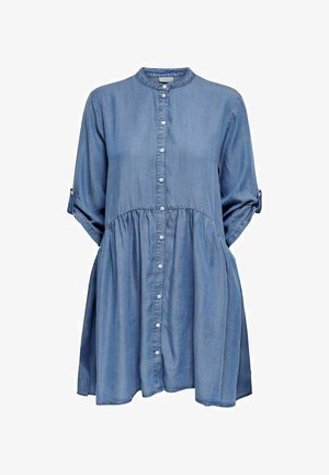 OLIVIA LIFE 3/4 SHORT - Abito a camicia - medium blue denim