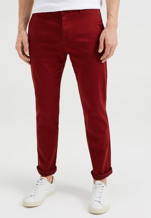 SLIM FIT - Chinos - red