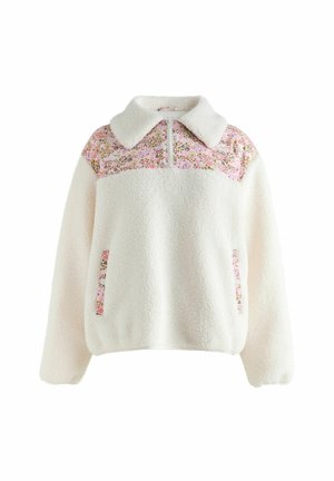 QUARTER ZIP BORG - Fleecetakki - ecru tiny town