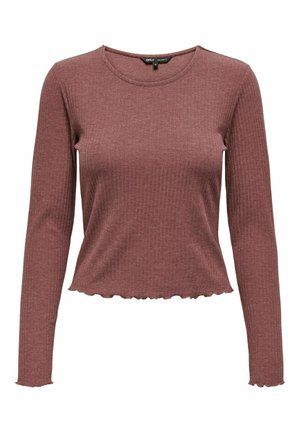 LANGÄRMELIGES - Strickpullover - rose brown