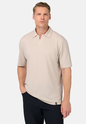 B TECH COOL JADE OPEN NECK - Poloshirt - sand