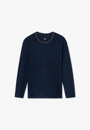 Schiesser Pyjamashirt - dunkelblau