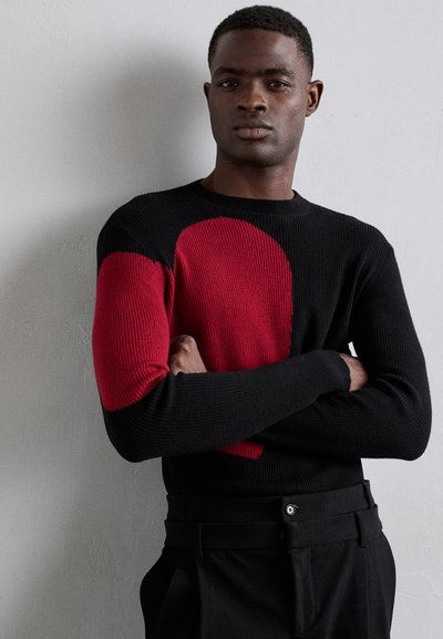 MOSCHINO MAGLIA - Pulóver - fantasia nero