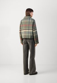 Scotch & Soda BOXY SHIRT JACKET - Light jacket - thyme