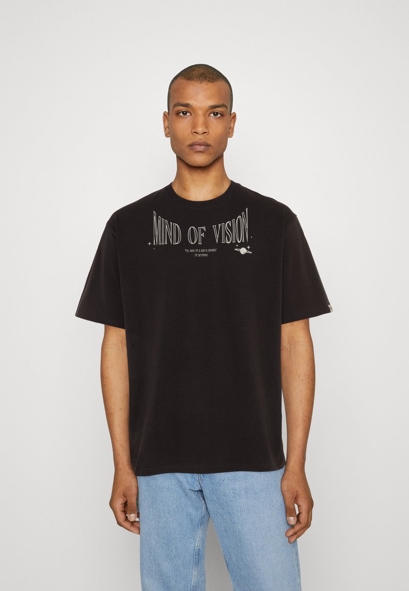 Redefined Rebel DEREK TEE TShirt print bristol black/schwarz