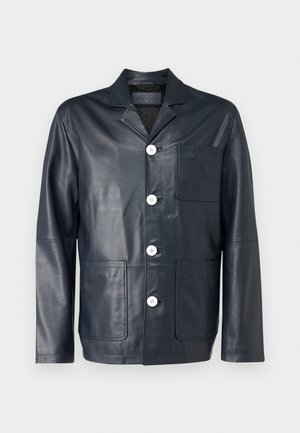 STUDIO ID ARCHIE JACKET - Leather jacket - dark blue