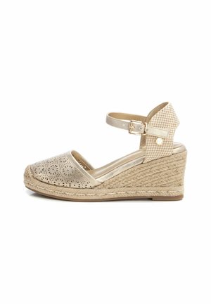 Zapatos de plataforma - gold coloured