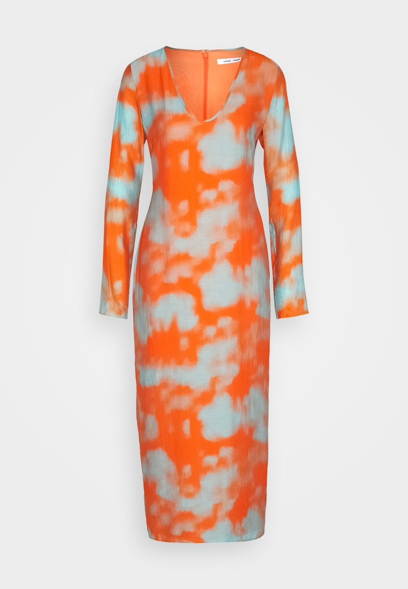 Samsøe Samsøe Maxi-jurk meerkleurig Samsøe Samsøe Maxi-jurk meerkleurig