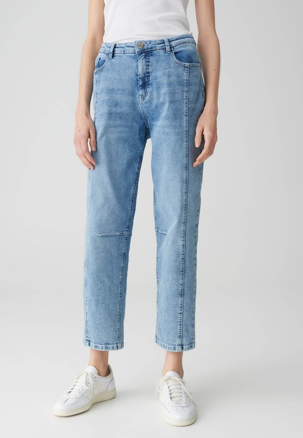 MID RISE ANKLE BARREL FIT - Jeans Tapered Fit