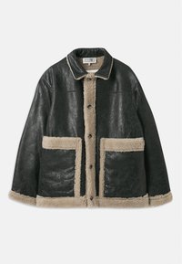 SPORTSJACKET - Nahkatakki - beige/black