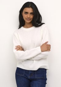 MALENE OPEN BACK - Pullover - chalk
