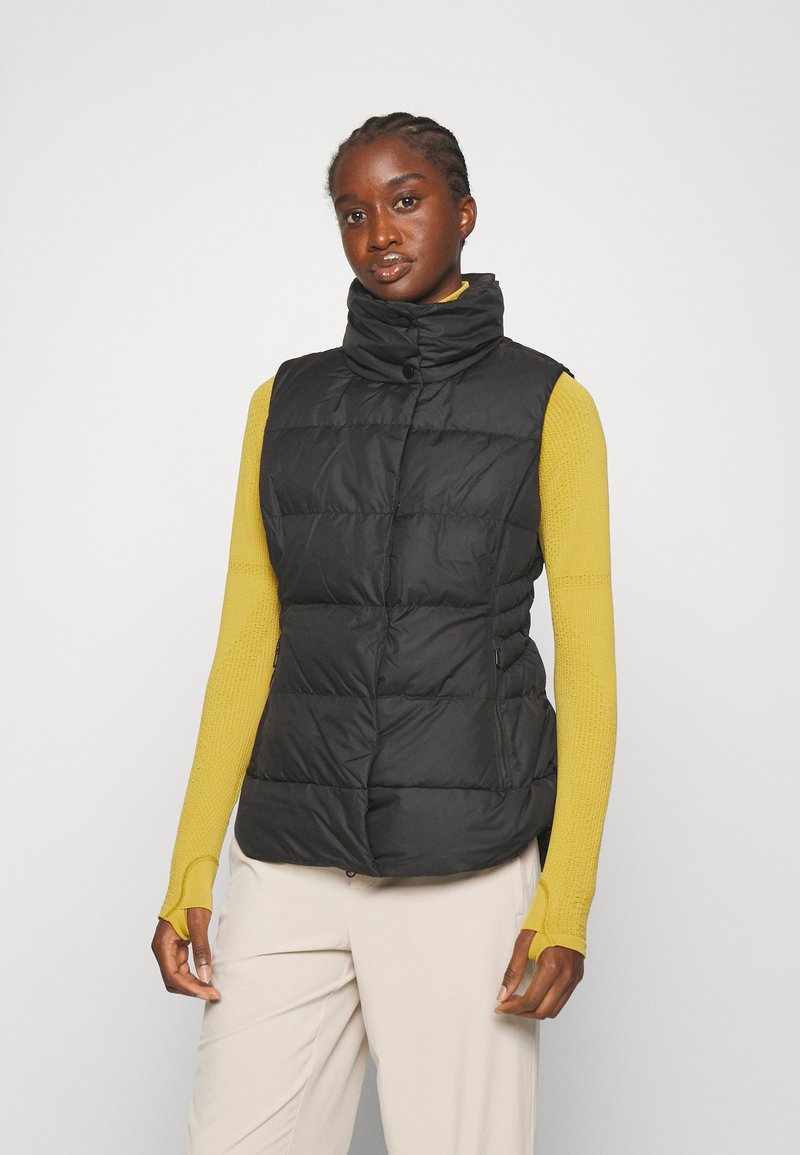 Athleta DOWNTOWN VEST Vest black/svart Zalando.no