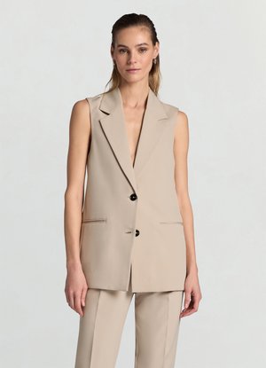 MONOPETTO - Veste sans manches - tortora chiaro