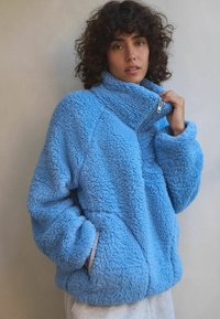 Next HALF ZIP - Fleecepullover - blue