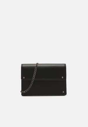 ONLLUNA STUDDED CROSSBODY BAG  - Olkalaukku - black/antique silver