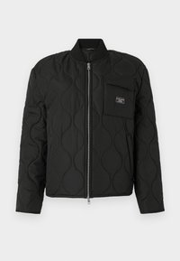 Guess Jeans QUILTED PUFFER JACKET - Bomber-jakk - jet black