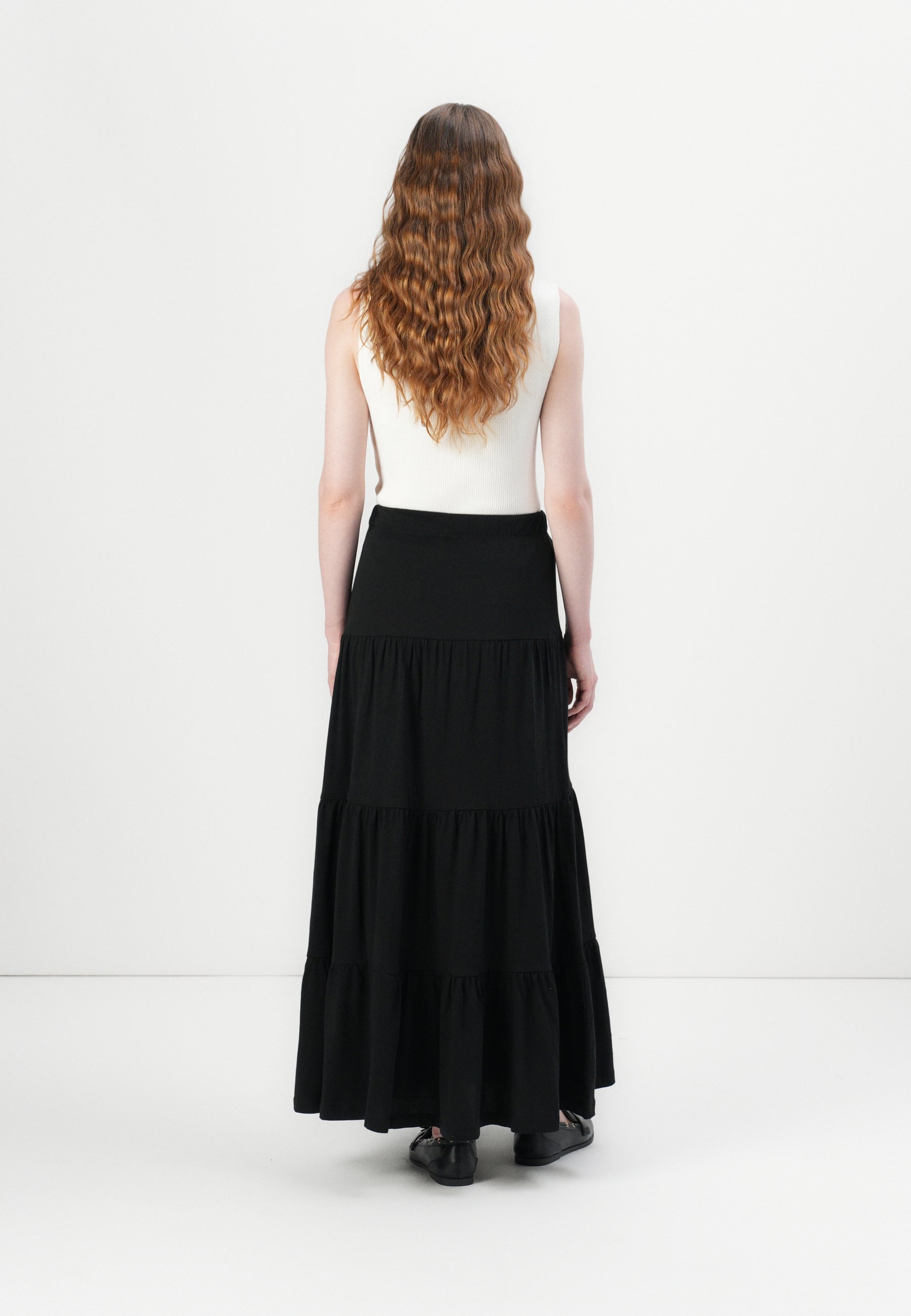 ONLY ONLMAY LIFE - Maxi skirt - black - Zalando.co.uk