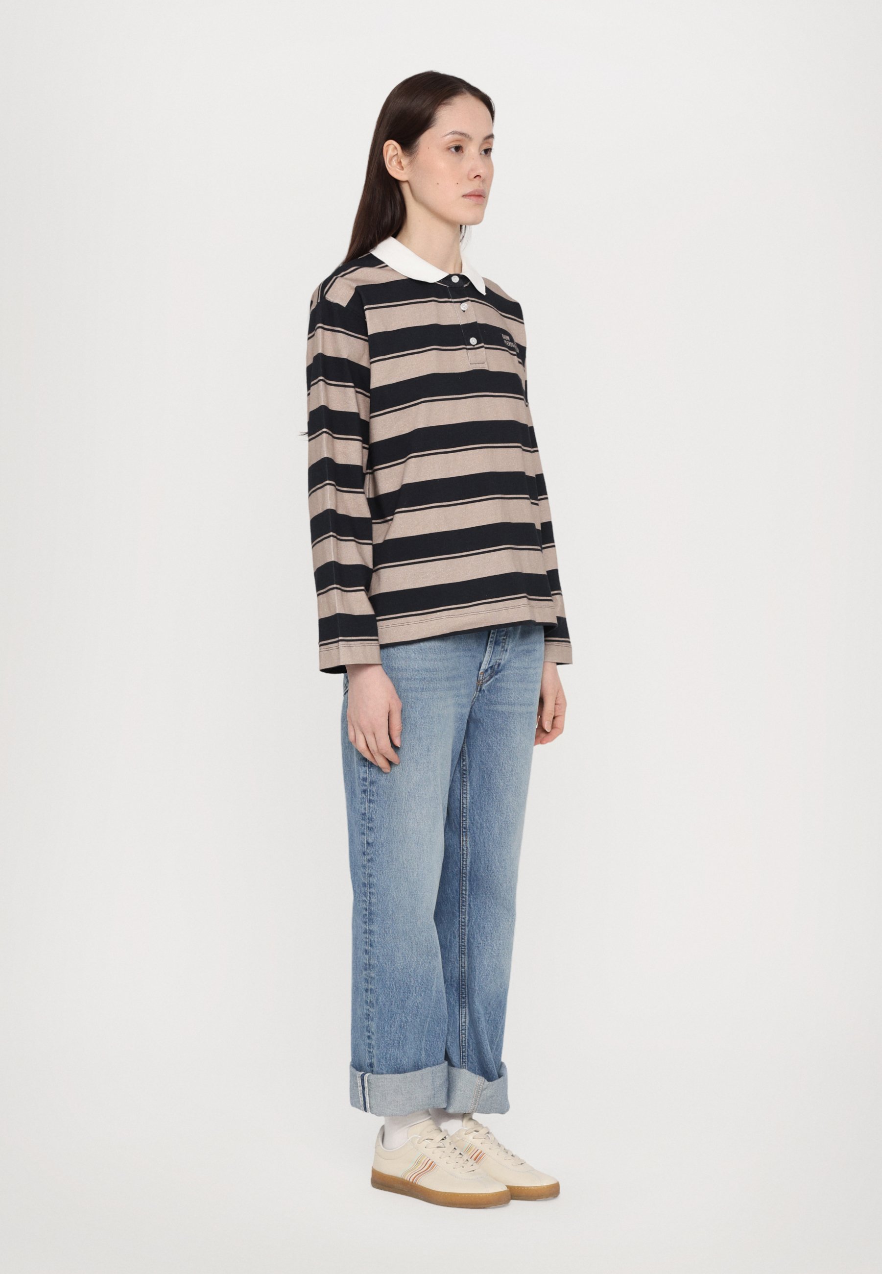 BAUM UND PFERDGARTEN JEANNE ポロシャツ レディース Baum und Pferdgarten JEANNE - Polo shirt - nuthatch/beige - Zalando.ie