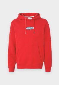 SMALL LOGO HOODIE - Sweater - rugby red