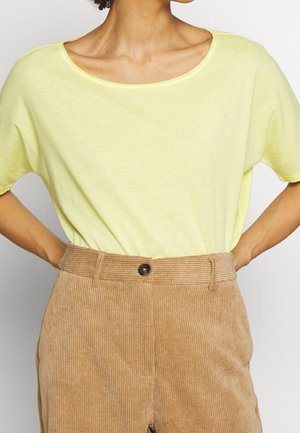 T-shirt basique - light yellow