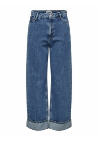 MIT WEITEM ONLHOPE AILLE WEITER   - Wide Leg - medium blue denim