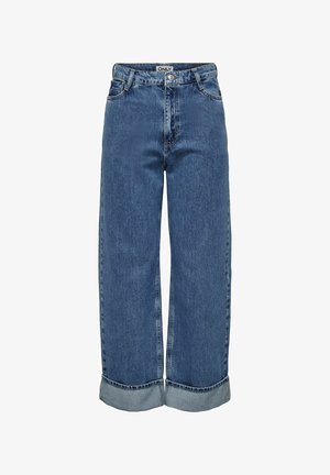 ONLY, Wide-fit ONLHOPE High waist Wide Leg Fit - Pernera ancha - medium blue denim