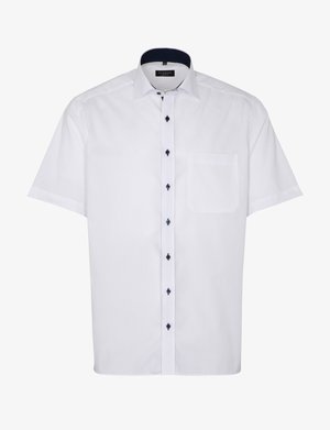 KURZARM COMFORT FIT PINPOINT - Shirt - weiß