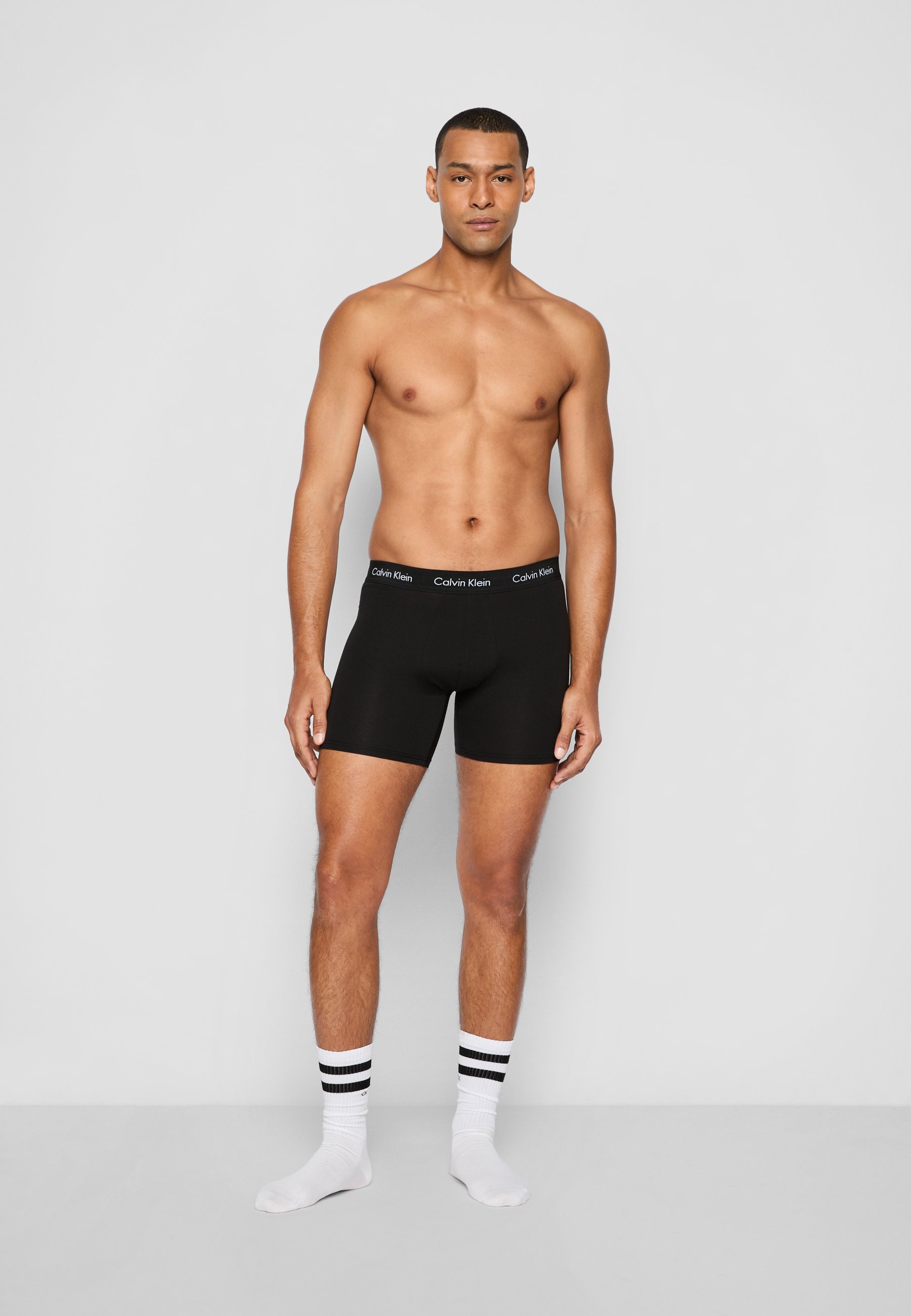 Boxer Intimo Calvin Klein Grey 3 Pack Men's Boxer Briefs | Bikkembergs