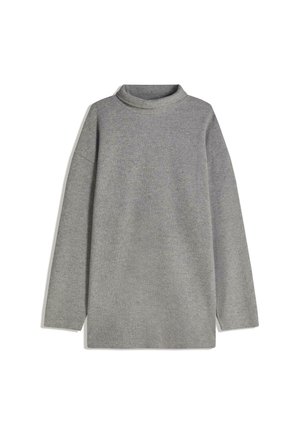 WIDE SLEEVES - Svetríkové šaty - grey
