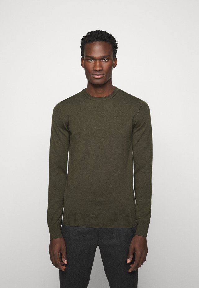 LYLE CREW NECK - Jersey de punto - moss green