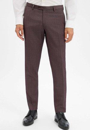 PASCAL-ST - Anzughose - aubergine