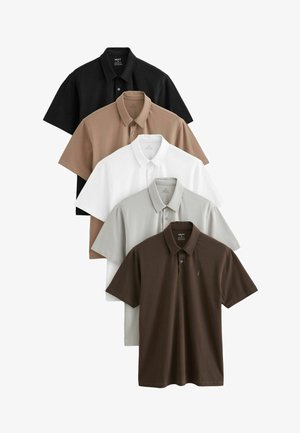 5 PACK STANDARD - Polo shirt - neutral monochrome