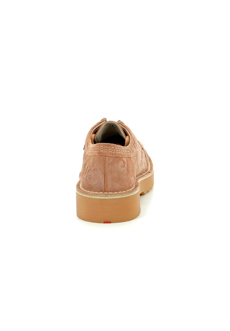 Derbies Femme Kickers Daltrey Low - En Cuir, Talon Plat, Lacets - Confort Ville, Style Décontracté