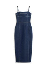 Denim dress - royal blue