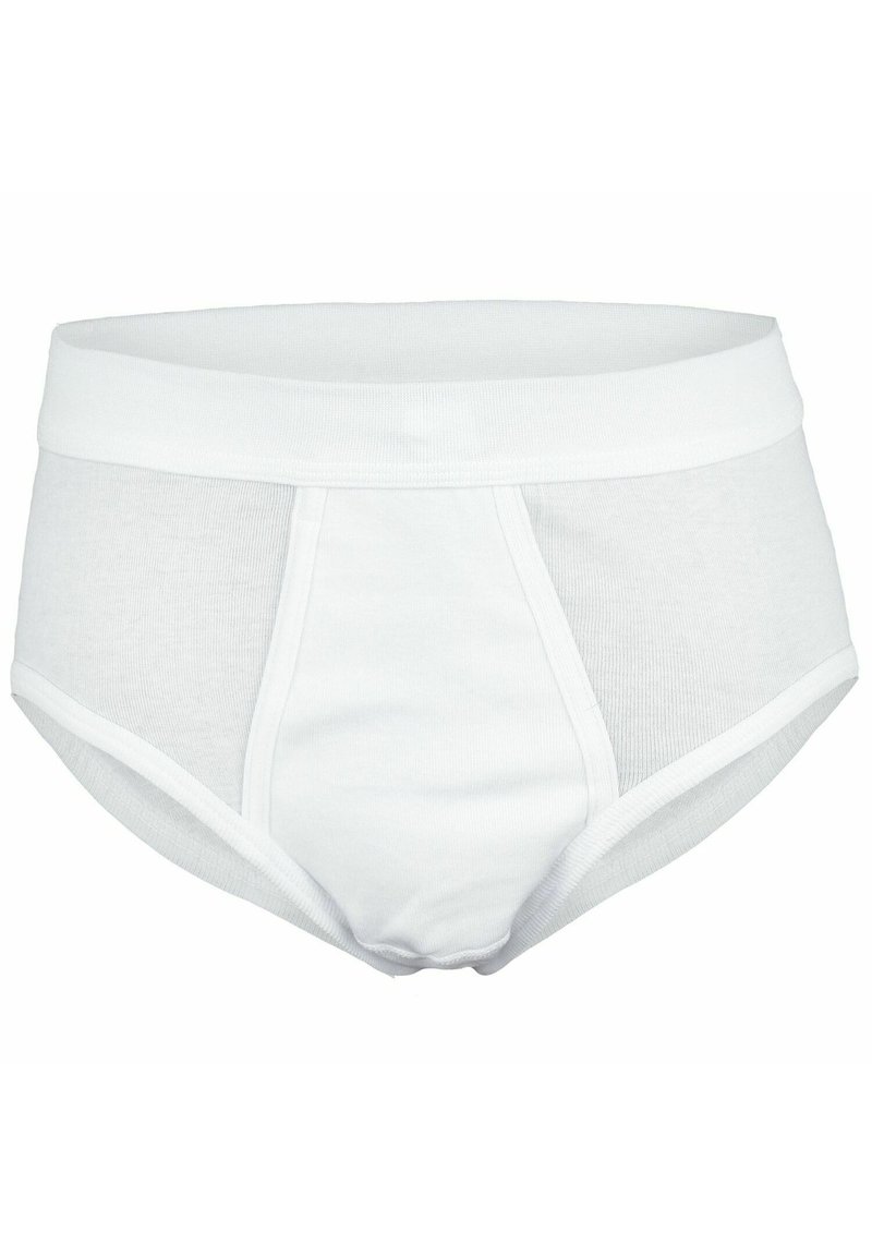 Herren Unterhosen | Götzburg 10 PACK MIT EINGRIFF DOPPELSITZ KOMFORTBUND Slip weiß - KH90746 Herren Unterhosen | Götzburg 10 PACK MIT EINGRIFF DOPPELSITZ KOMFORTBUND Slip weiß - KH90746