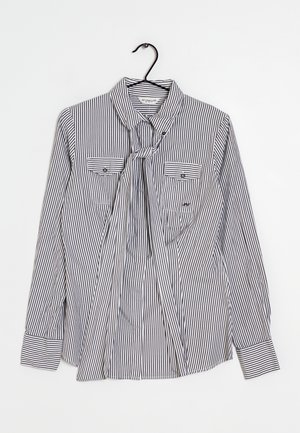 Button-down blouse - black