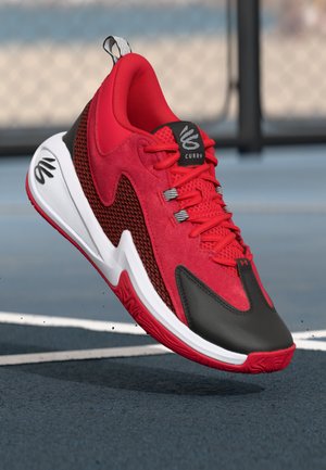 CURRY 3Z 25 UNISEX - Koripallokengät - red/white/black