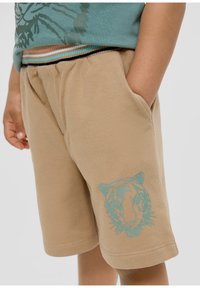 s.Oliver LOOSE - Trainingsbroek - beige