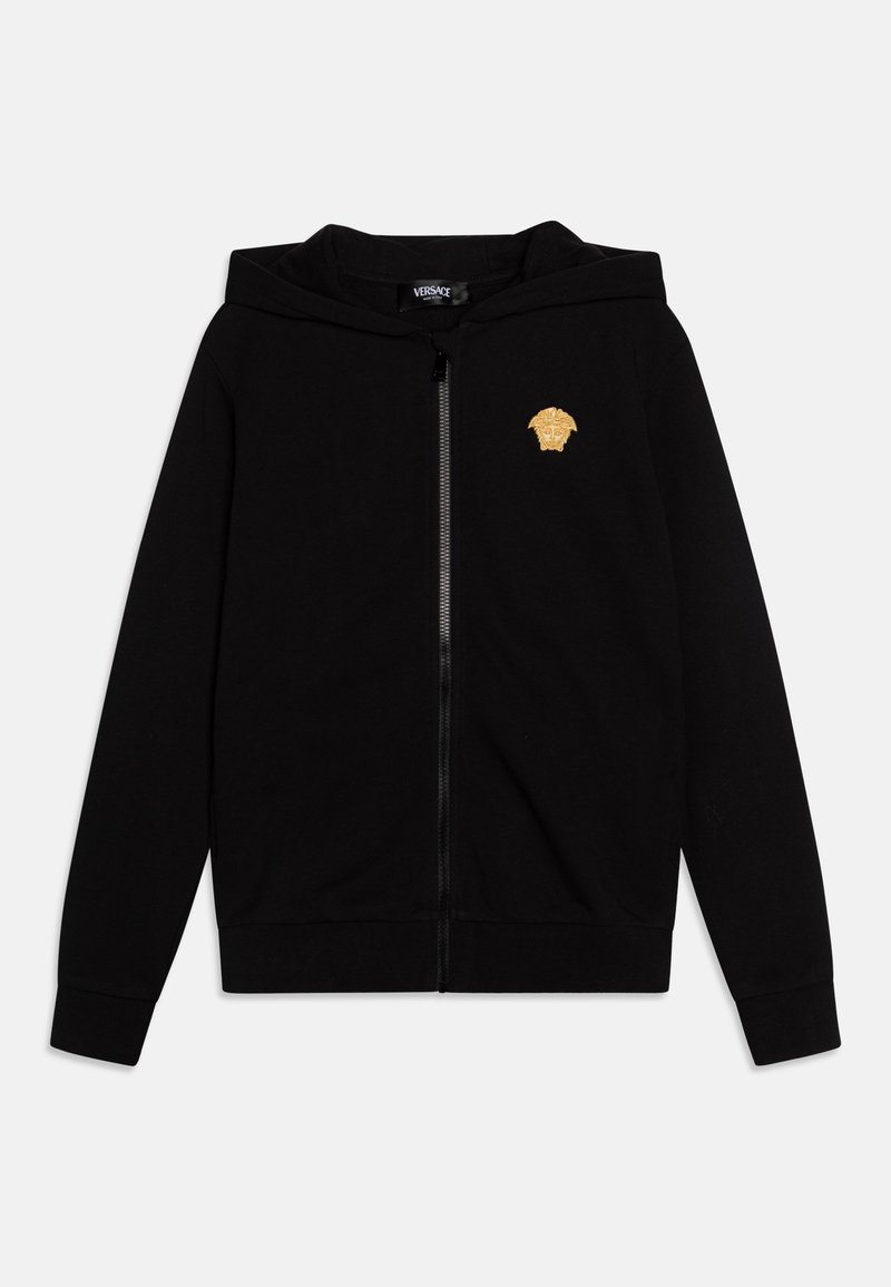 Versace MEDUSA UNISEX - Cipzáras pulóver - nero/oro