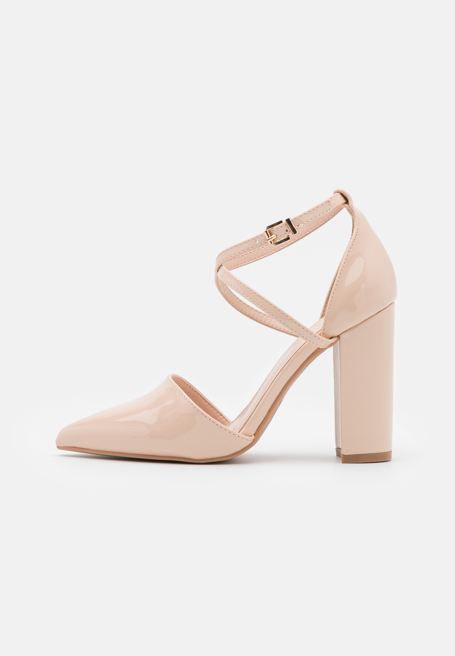 raid wide fit katy blush heeled shoes