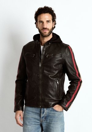 JCC Leren jas - black